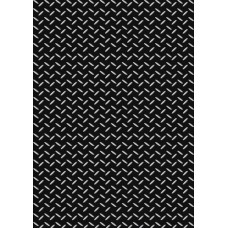 Motorbikes 6036-12 Checkerplate black